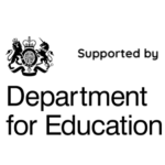 supported by DfE white borders